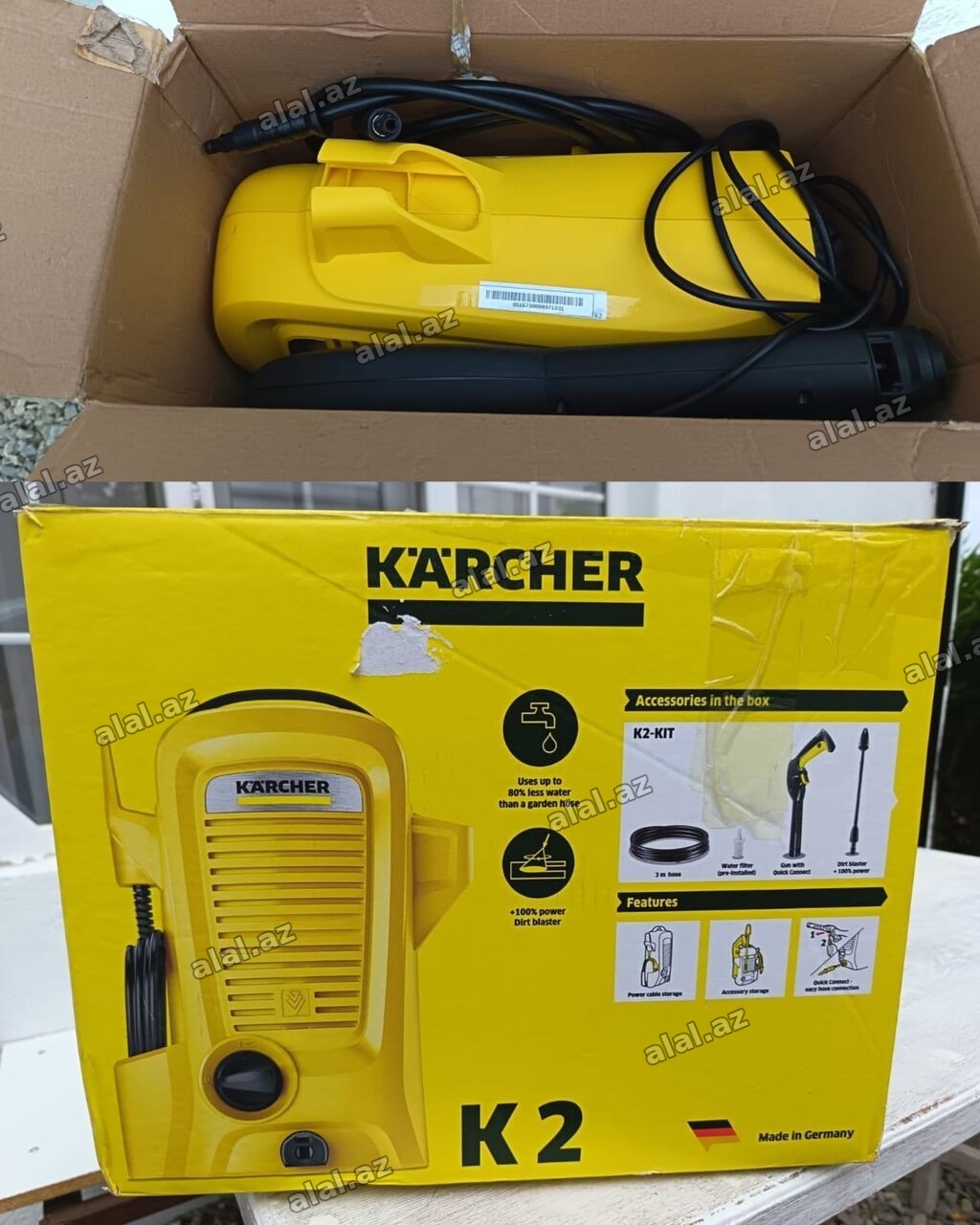 Kärcher K2 təzyiqli yuma aparatı • Model: Kärcher K2 (Made in