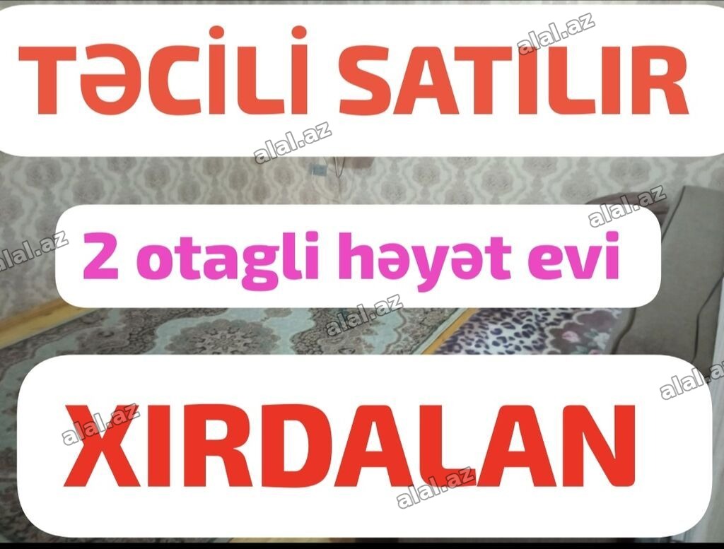 2 otaqlı, 60 kv. m, Orta təmir