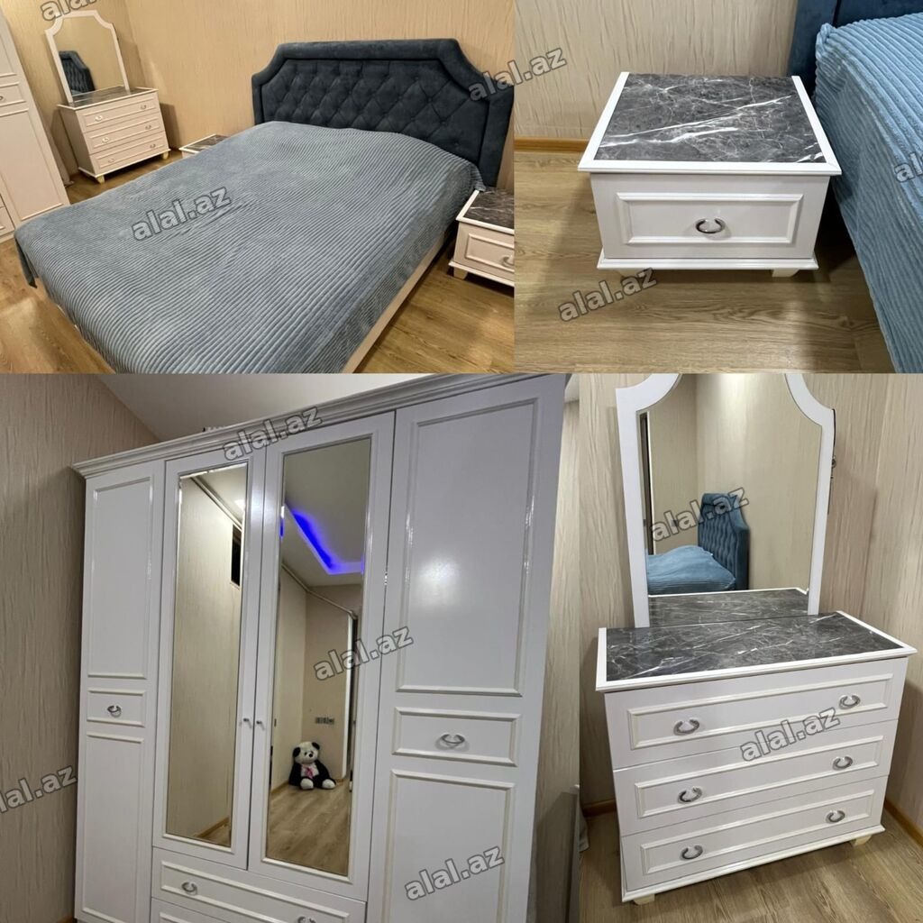 İkinəfərlik çarpayı, Termo, Tumba, Dolab, İşlənmiş
