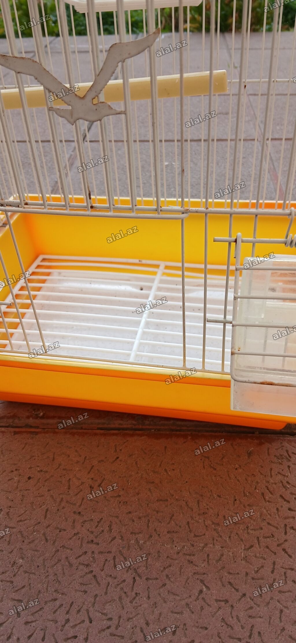 Quş qəfəsi – yarımdairəvi üst hissəli, metal barmaqlıqlı model