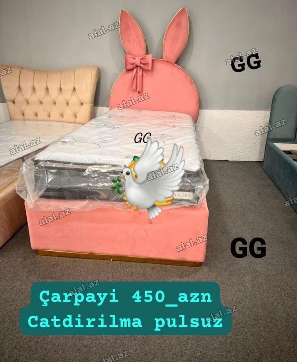 Qız üçün, Yeni, Çarpayı, Bazalı