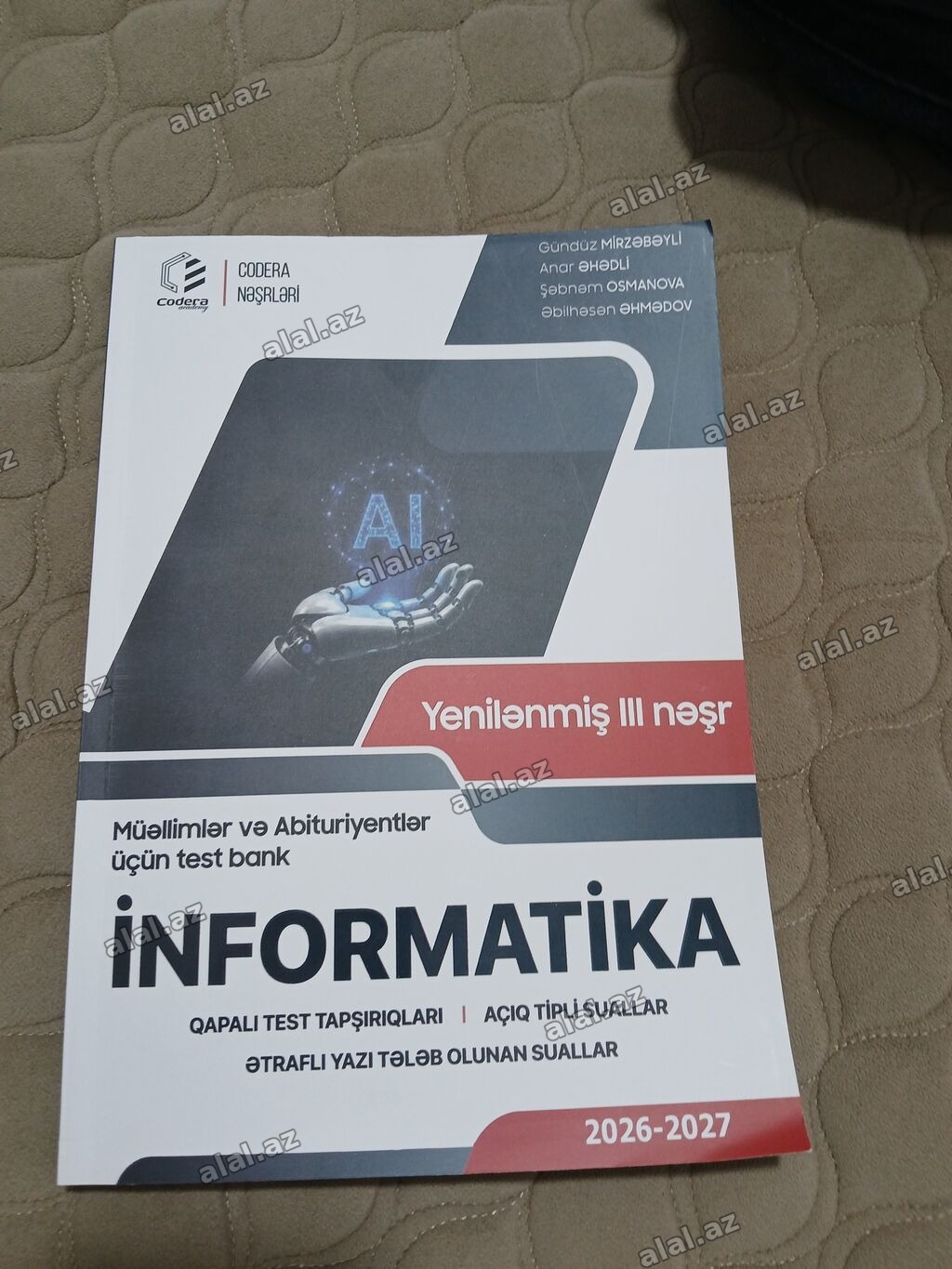 Məhsul: “İnformatika – Müəllimlər və Abituriyentlər üçün test bankı”