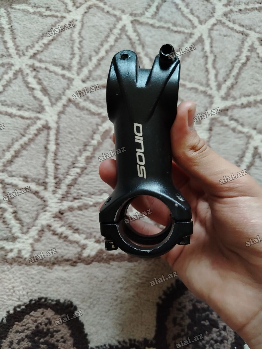 Velosiped üçün boyun (stear/handlebar stem) – Dinos - Rəng: qara -