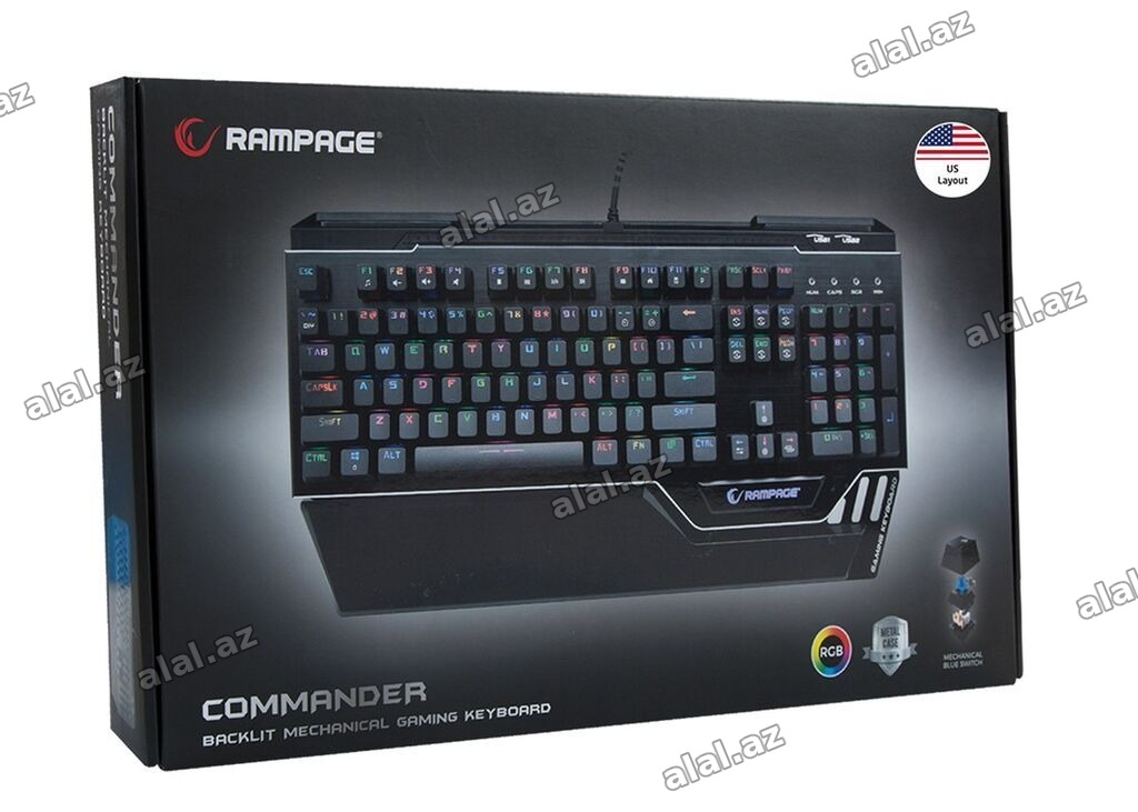 Rampage Commander mexaniki oyun klaviaturası Mehsul 170 azn a alinib