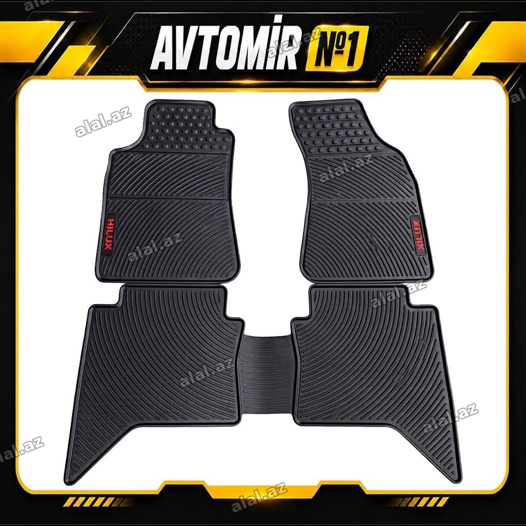 Toyota Hilux 2005-2015 üçün salon rezin ayaqaltı Toyota Hilux