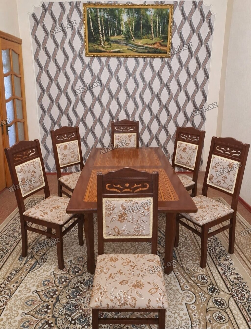 İşlənmiş, 6 stul