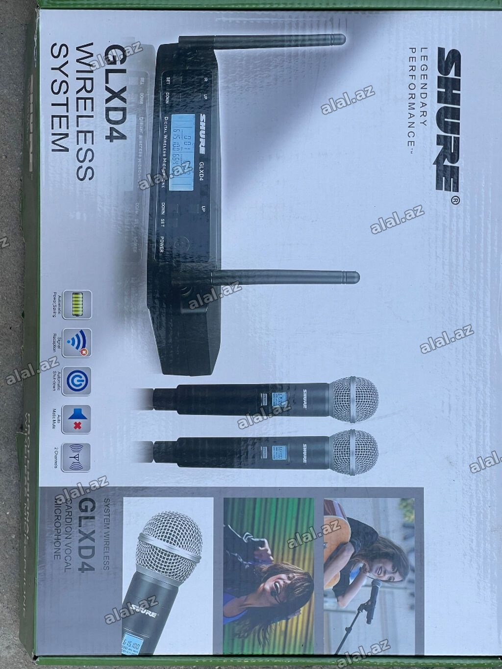 Yeni Simsiz (Bluetooth) Mikrofon Shure, Ünvandan götürmə