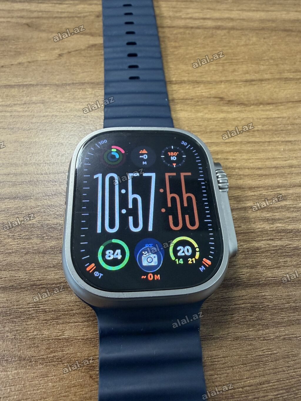 İşlənmiş, Smart saat, Apple, Sensor ekran, rəng - Gümüşü