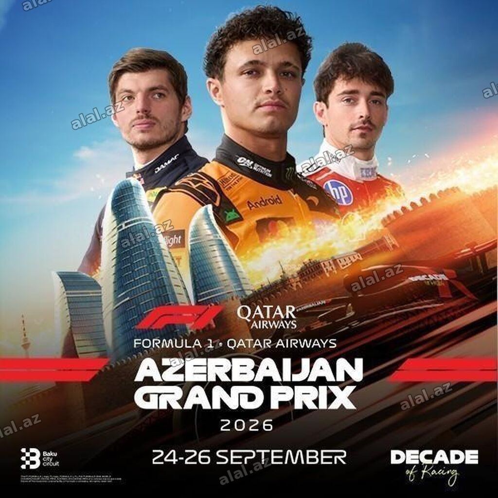 F1 AZERBAIJAN GRAND PRIX 2026 — Baş tribuna biletləri Absheron D, E