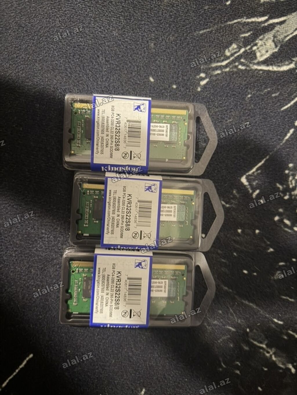 Məhsul: Kingston SODIMM RAM modulları DDR4 3200 8GB kingston orginal
