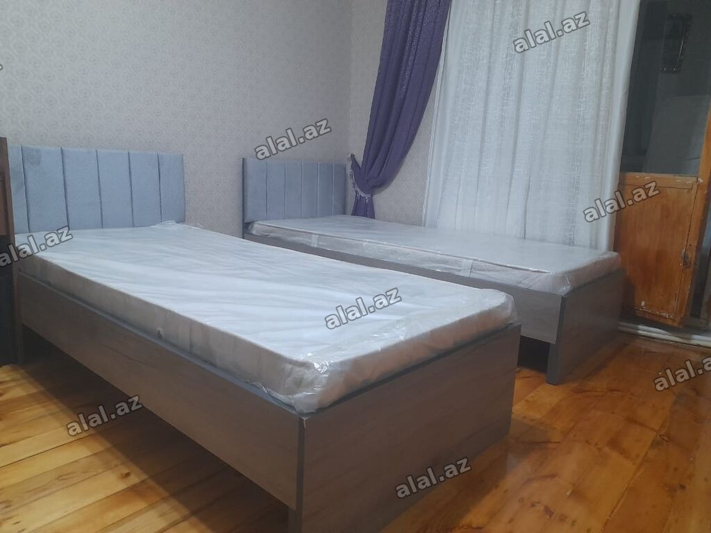 İki ədəd tək nəfərlik çarpayı dəsti - Ölçü: standart tək nəfərlik