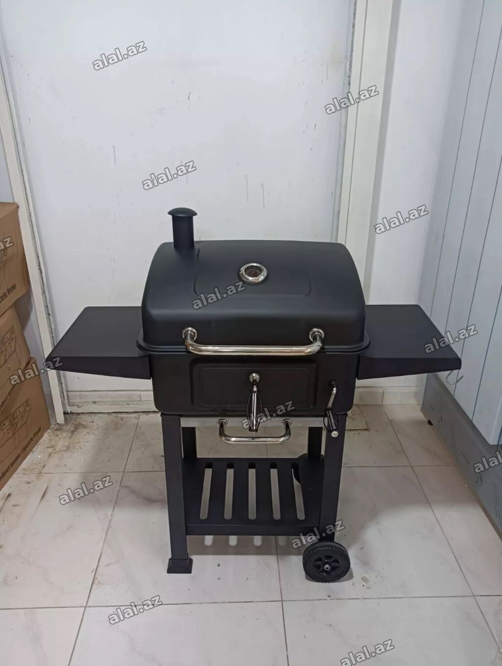 Manqal, Kömür, Yeni, Sökülə bilən, Tənzimlənən hündürlük, Qapaqlı, Ünvandan götü