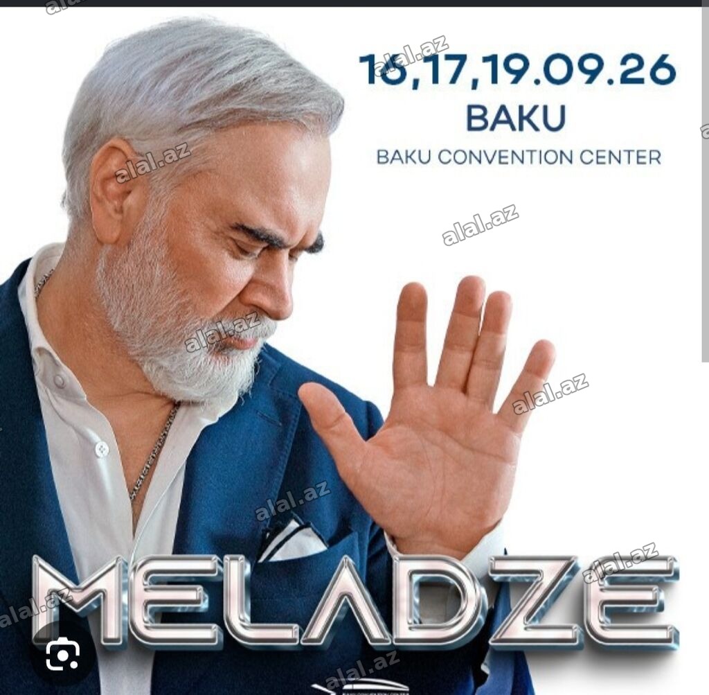 Tədbir: MELADZE – canlı konsert proqramı Məkan: Baku Convention Center