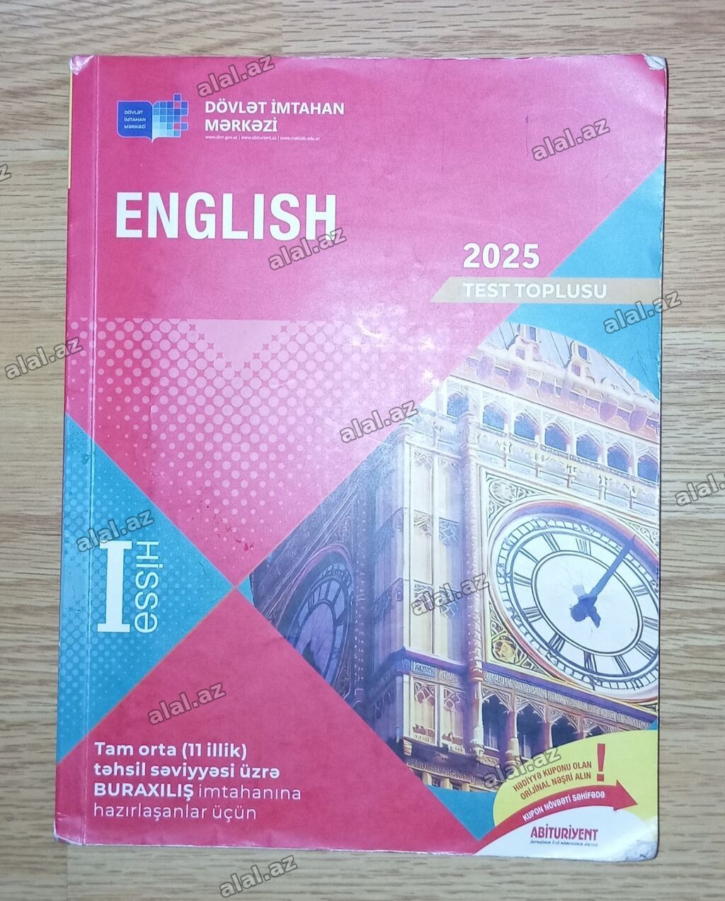 İngilis dili Testlər 11-ci sinif, DİM, 1-ci hissə