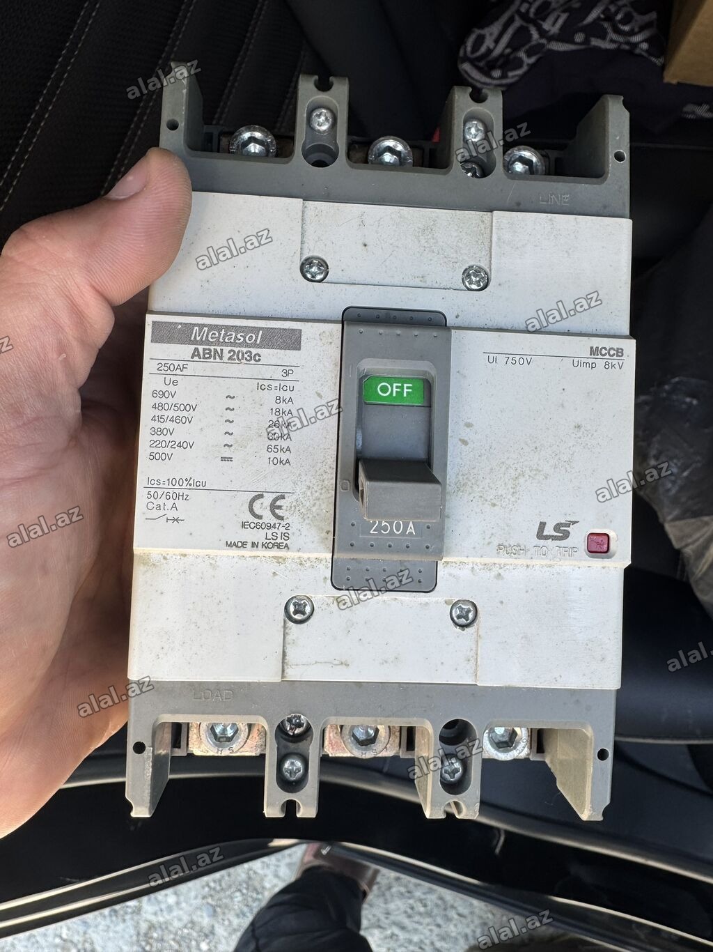 Avtomat ls 250 amper,işlek veziyyetdedir