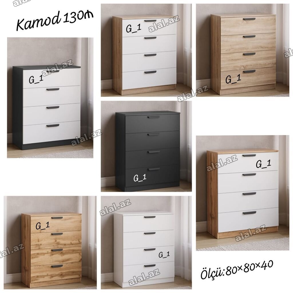 Kamod – 4 çekmecəli, yığcam və funksional saxlama mebeli