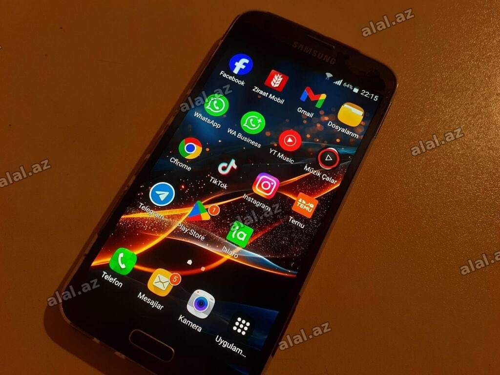 Samsung Galaxy S5 Active, 2 GB, rəng - Qara, Sensor, Düyməli, Barmaq izi