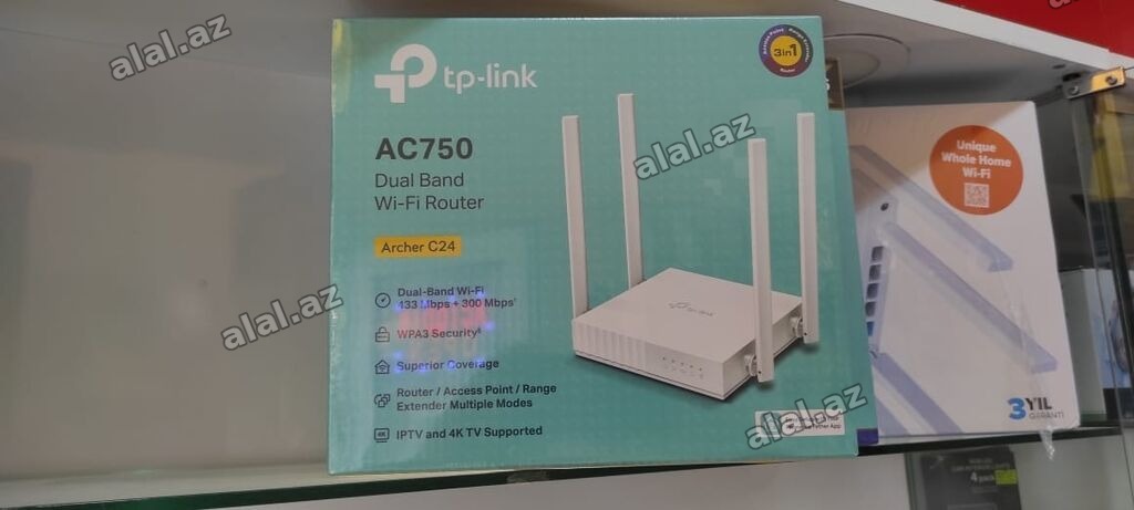 Dual - Band Wi-Fi 433 Mbps + 300 Mbps. WPA 3 Security. Superior