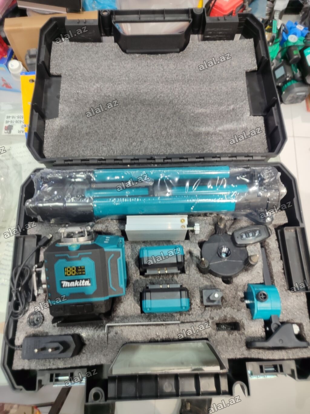 Makita çoxxətli lazer nivo dəsti – peşəkar nişanlama və ölçü işləri