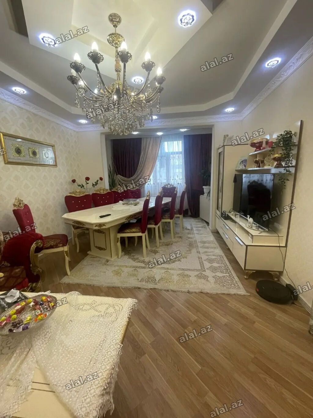Satılır. Sumqayıt şəhər 6 mkr. 9/8 mertebe.3 otaq. Bahalı