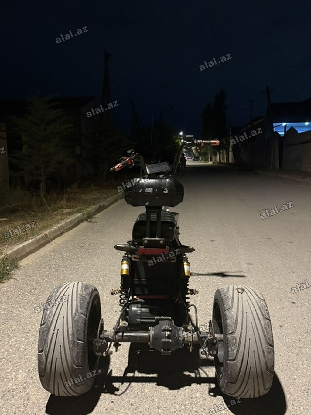 Elektrik üçtəkərli skuter (trike) - Güclü elektrik mühərriki, arxa