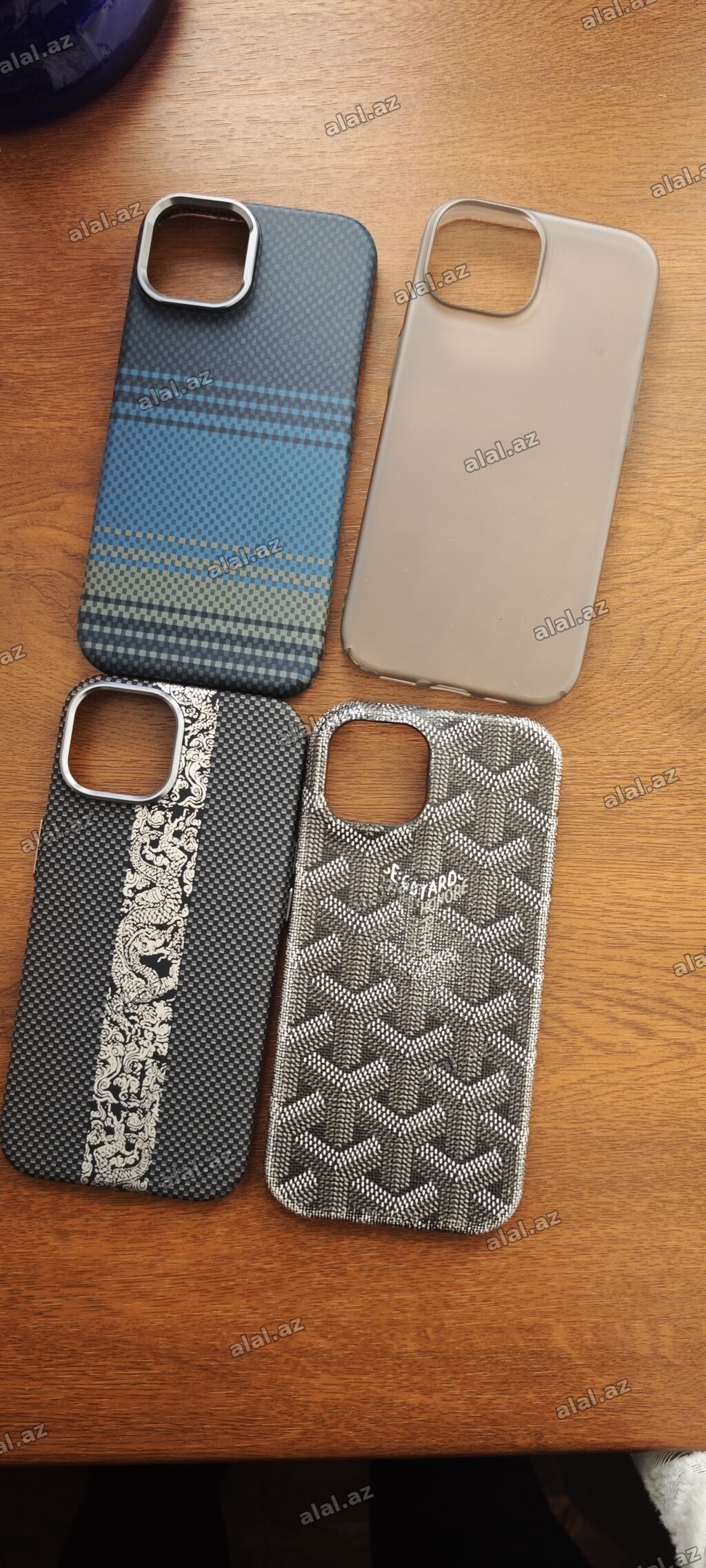 Iphone 15 caselər az işlənib ayrı ayrı da satılır hamsını alana