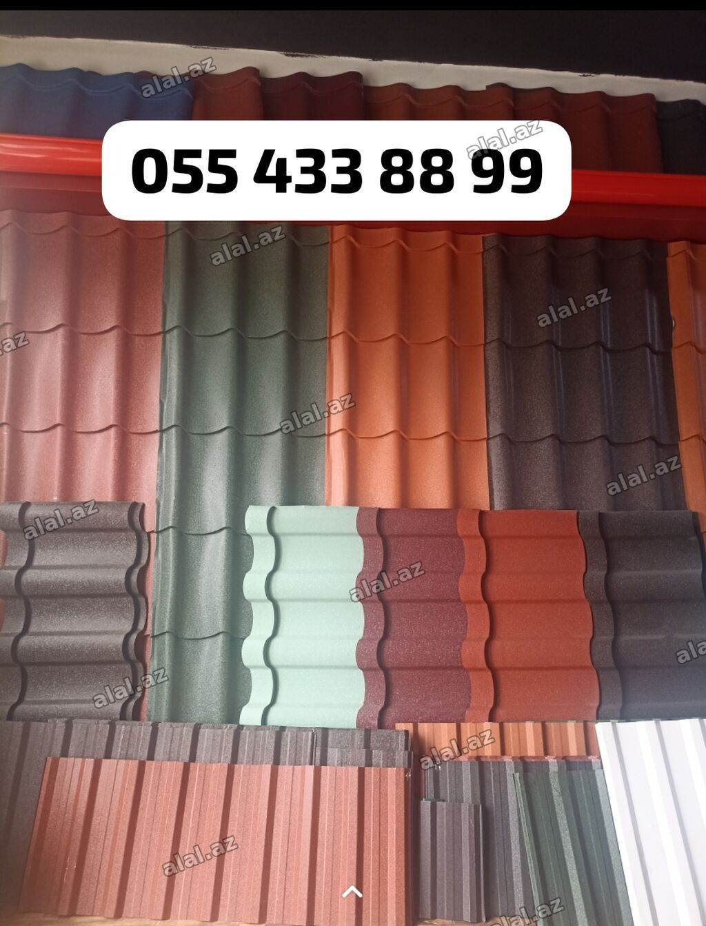 Şifer, Dəmir, Yeni, Pulsuz çatdırılma, Ödənişli quraşdırma, Zəmanətsiz, Kredit y